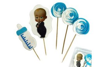 Cukrová dekorace na dort Baby Boss