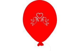 Balónek andílci a srdce