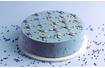 Modrý sprej efekt samet - 100 ml