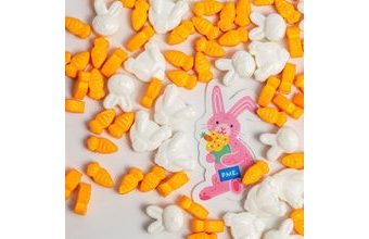 Cukrové zdobení zajíček a mrkvička - 25 g