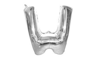 Balón foliový písmeno "W" 115 cm