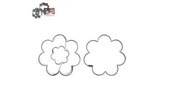 Vykrajovačka nerez/střed KVĚT 2 ks