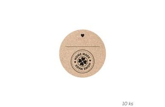 Samolepky korek HOME MADE 10 ks