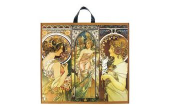 Taška plast A.Mucha 55x50cm