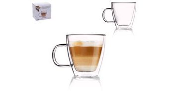 Hrnek dvoustěnné sklo 0,18 l