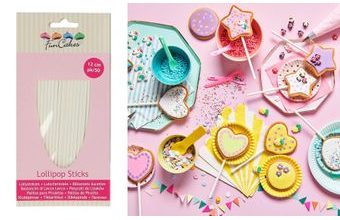 Tyčky (špejle) na cake pops a lízátka 50 ks - Lollipop Sticks - 12 cm