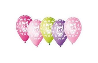 Balónky SOVA 30 cm, 5 ks