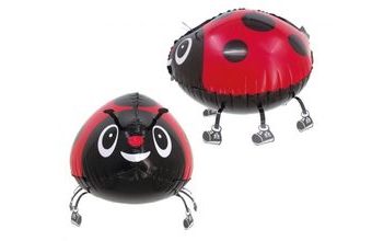 Balón foliový chodící Beruška - 27 x 37 cm