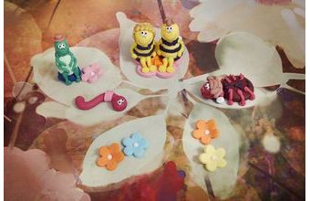 Sada cukrových dekorací – Včelka Mája a kamarádi
