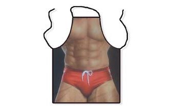 Zástěra muž v plavkách