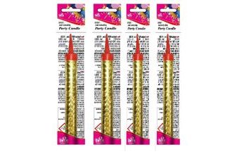 Party fontána na dort 12 cm - 4 ks - 4/100/1