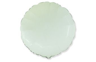 Balón foliový 45 cm Kulatý bílý