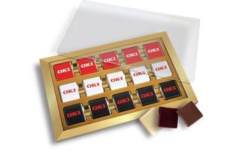 Reklamní čokoládová sada 15x5g s vaším motivem/logem - od 100 ks