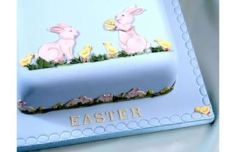 Patchwork vytlačovač Králíci