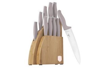 BERLINGERHAUS Sada nožů se stojanem BAMBOO 10 ks Taupe Collection BH-3122