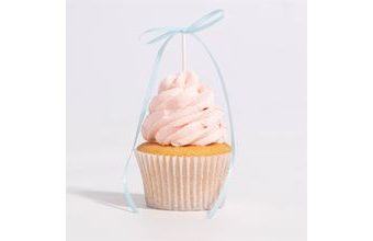 Ozdoby na dort mašle – modré 8 ks