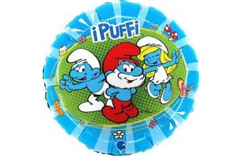 Foliový balónek Šmoulové- smurf - 46 cm