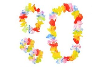 Sada hawaii - havajské náramky, náhrdelník a čelenka - 4 ks