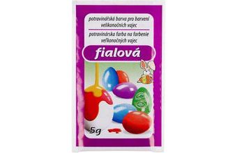 Potravinářská barva na vajíčka fialová 5 g