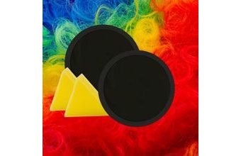 Make-up černý s houbou 18 g - Halloween