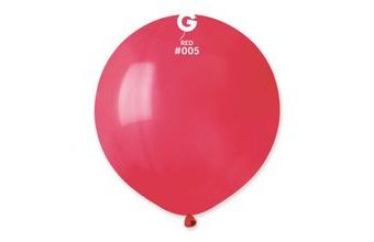 Balónek latexový 48 cm – Pastelový červený - 1 KS