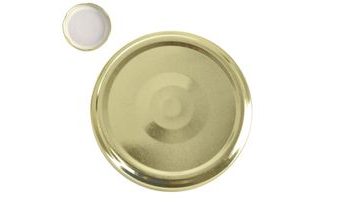 Víčko kov GOLD 82 10 ks