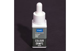 PME Colour Drops – černé barvivo 20 ml