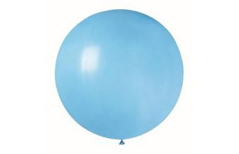 Balón latex 80 cm - Pastelový baby modrý 1 KS