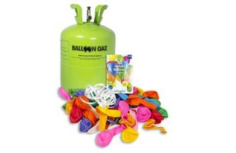Helium do balónků jednorázová nádoba 0,42m3+30balónků