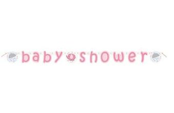 Girlanda umbrellaphants "Baby shower" - Holka / Girl
