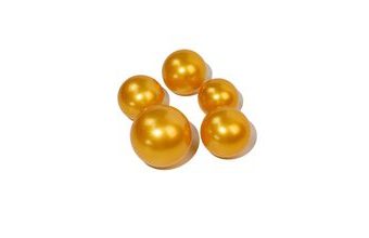Želatinové koule – zlaté (5 kusů)