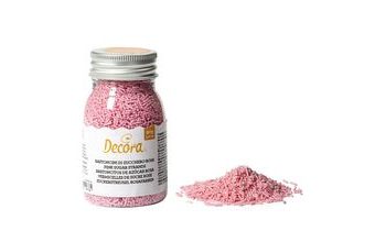 Cukrové zdobení tyčinky růžové 90 g