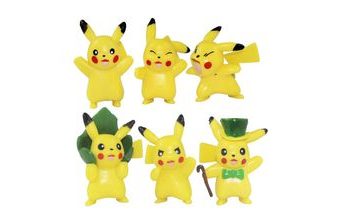 Figurky na dort pokémon 6ks Pikatchu