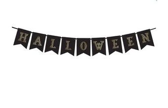Girlanda Halloween černá - 20 x 175 cm