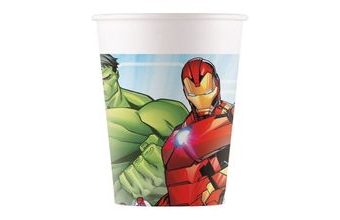 Papírové kelímky AVENGERS - 200 ml - 8 ks