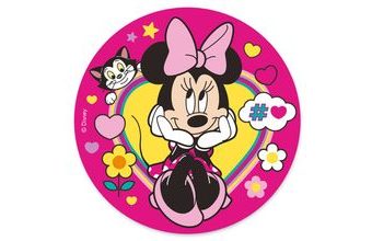 Jedlý papír zasněná Minnie 20 cm