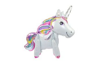Balón foliový Jednorožec - Unicorn - 55 cm (NELZE PLNIT HELIEM)