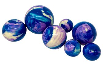 Čokoládové extra velké koule „Neptun“ – sada 7 kusů