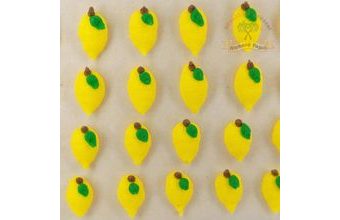 Cukrové dekorace ovoce citronky