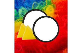 Make-up bílý s houbou 18 g - Halloween