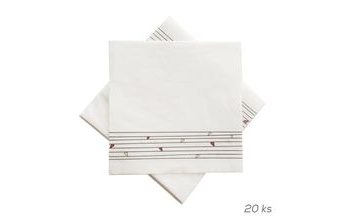 Servírovací ubrousek SRDÍČKA