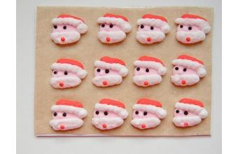 Cukrová vánoční dekorace 15 - Santa