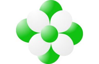 Balónky kytka světle zelená