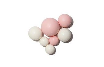 Čokoládové koule – extra velké, růžovo-bílé