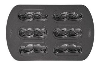 Forma na pečení knírů - Mustache Movemer Cookie Pan