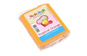 Oranžový rolovaný fondant Tropical Orange (barevný fondán) 250 g
