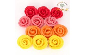 Dortové růže velké - MIX