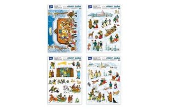 okenní fólie vánoce Josef Lada VA019 30x42cm 8885838
