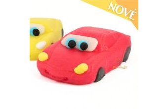 Závodní autíčko auto červené Blesk 7cm (JF4)