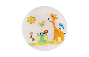 Talíř porc. mělký dětský ŽIRAFA pr. 21 cm